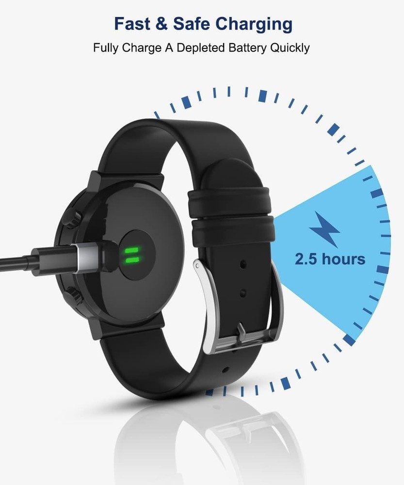 Versatile USB C Charging Cable Converters for Garmin Fenix 8, Forerunner Models