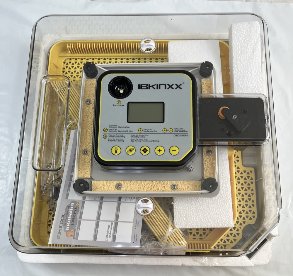 IBKINXX Incubator for Hatching Eggs-48 Egg Capacity