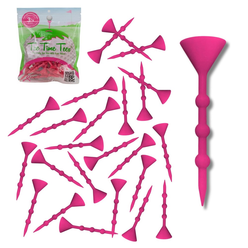 Tee Time Tees The Bubble Golf - Variable Length, Unbreakable Step-Up Pink