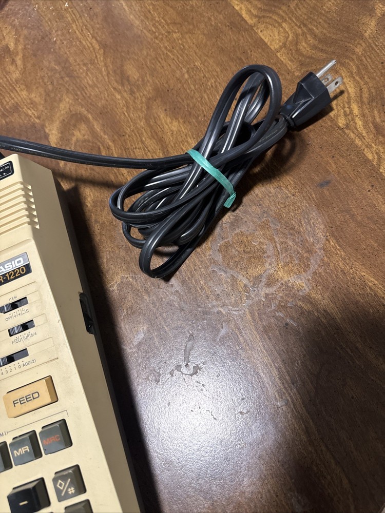 CASIO DR-1220 Printer Color Change Calculator (tested)