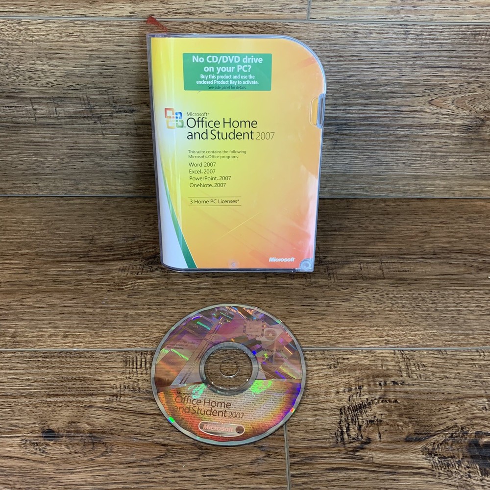 MICROSOFT OFFICE HOME AND STUDENT 2007