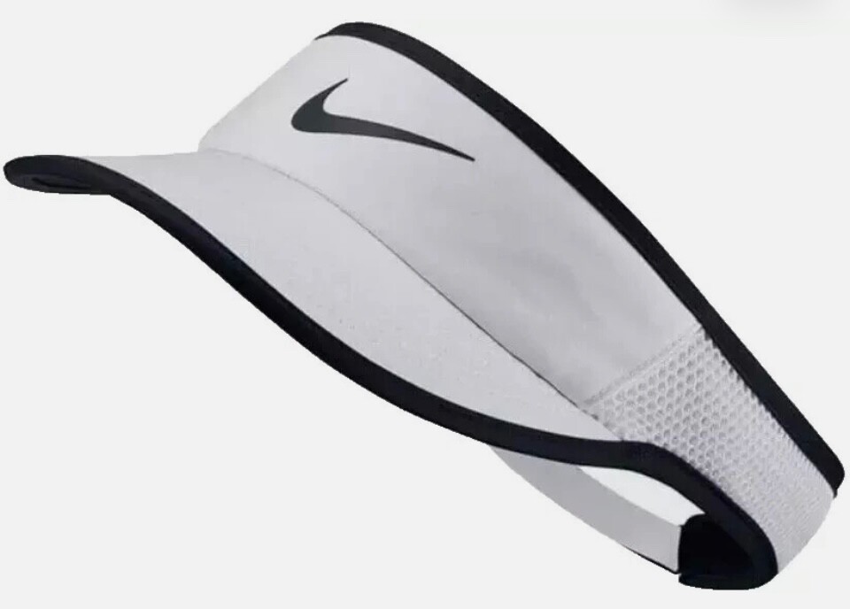 Nike White /Black Visor M/L