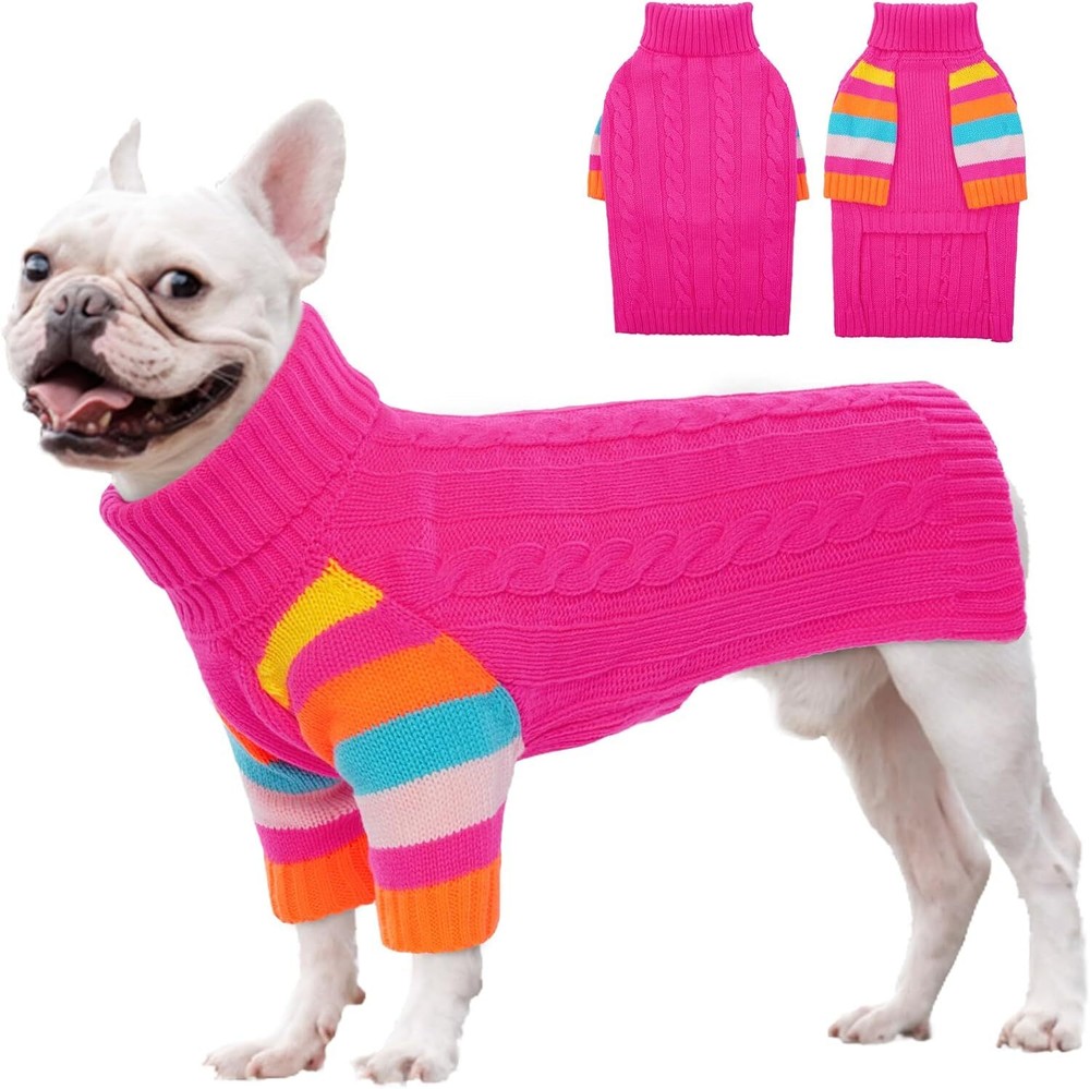 OUOBOB Dog Sweaters Medium, Sweaters Medium Dogs Christmas, Medium Dog Sweaters