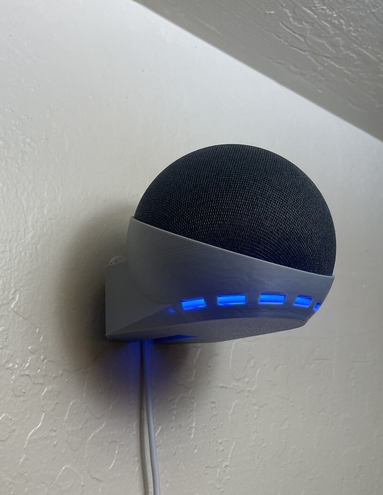 Echo Dot 4/5 Wall & Corner Mount Bracket Holder Accessory GRAY!!