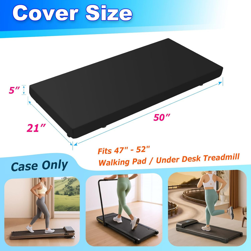 Walking Pad Cover for under Desk Treadmill, Foldable Protective Case Sleeve for