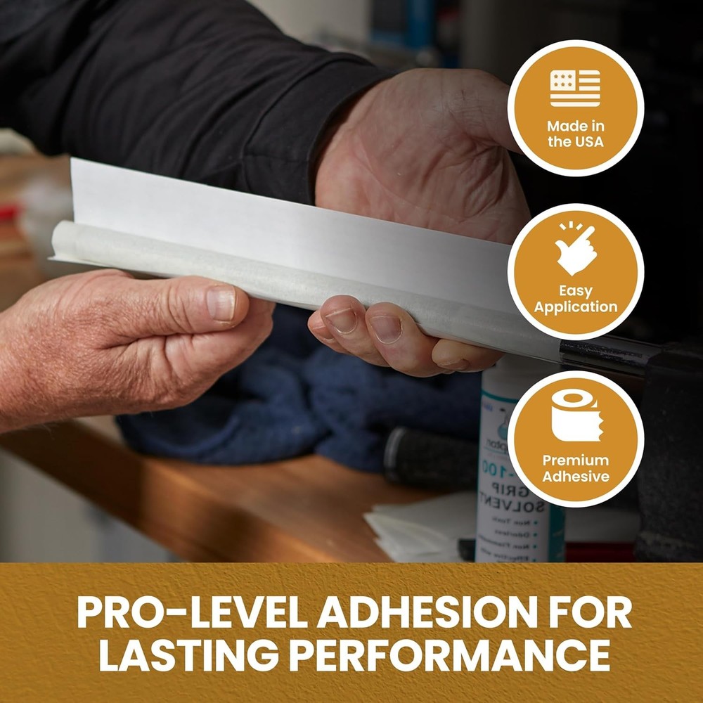 Brampton Golf Grip Tape Strips - Premium 2" x 10" Solvent Activated Double Si...