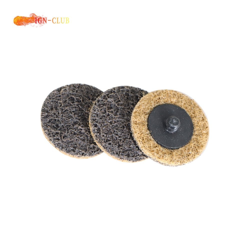 2“ 50Pcs Coarse Surface Conditioning Discs Roll Lock Die Grinder Sanding Pads