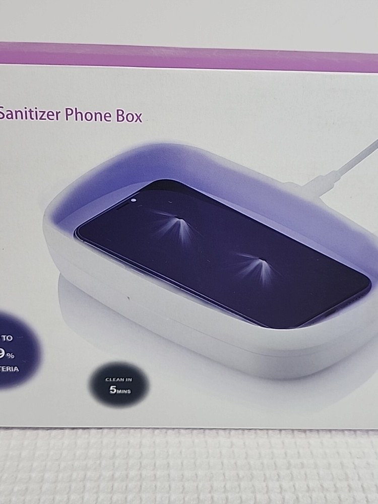 UV-C Sanitizer Phone Box New