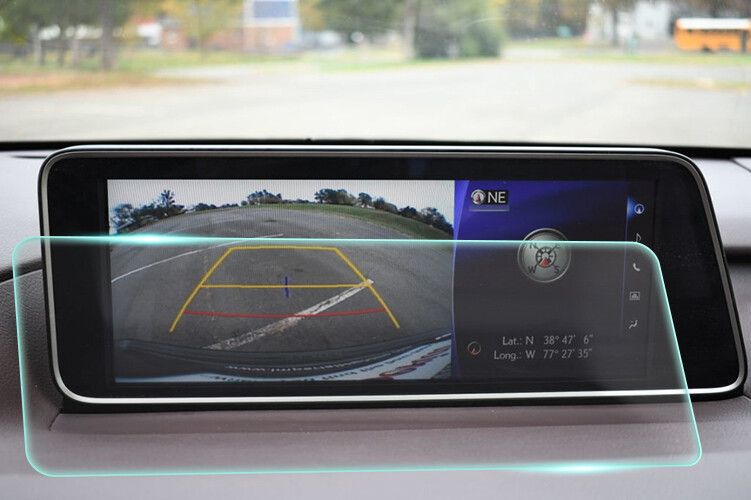 Crystal Clear Screen Protector for 2017 Lexus RX 450h Vehicle Navigation