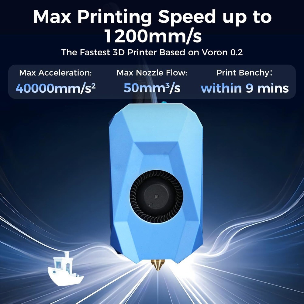 Sovol Zero 3D Printer High Speed CoreXY 3D Printers with Eddy Scanning Pressure