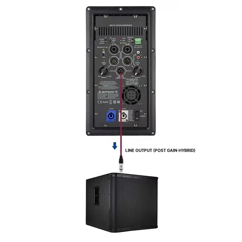 K12A Professional Digital Amplifier Module 1000W Active Class D Amplifier3696