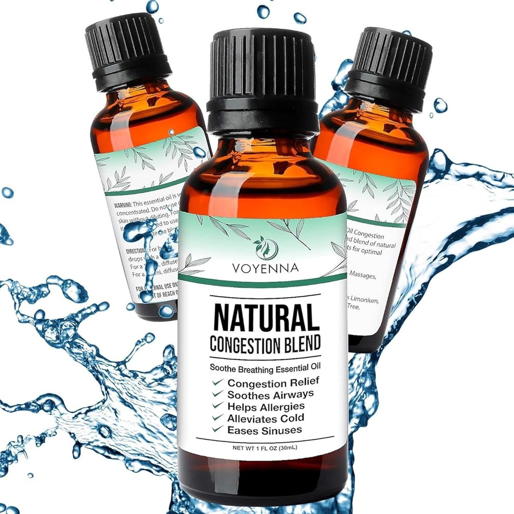 Essential Oil Breathe Blend for Diffuser, Humidifier, Aromatherapy & Rub with...