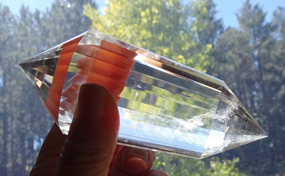 Clear Quartz Vogel 24-sided Crystal - v2004