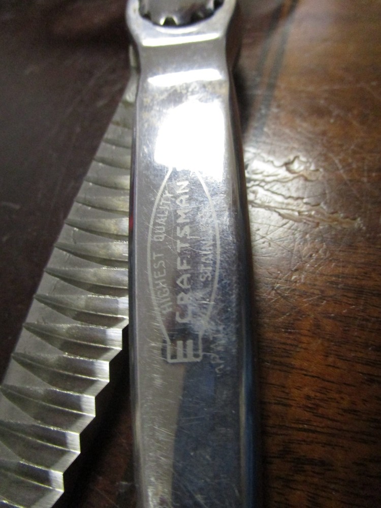 2 Craftsman pinking shears scissors 4" blade