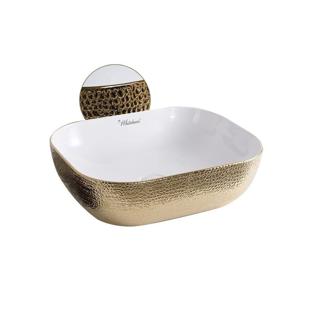 Whitehaus Collection WH71333-F04 Isabella Plus Collection Rectangular Above M...
