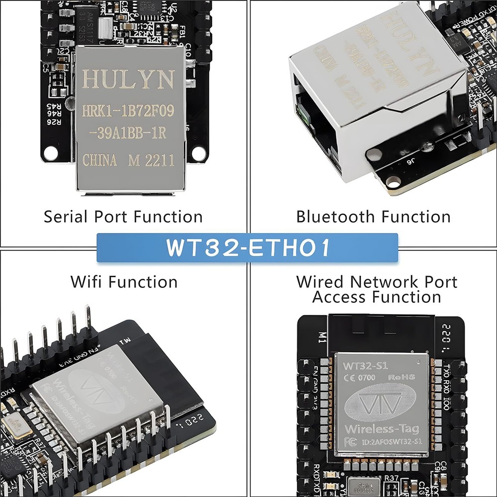 WT32-ETH01 Development Board Ethernet - ESP32 Development Board Module Embedd...