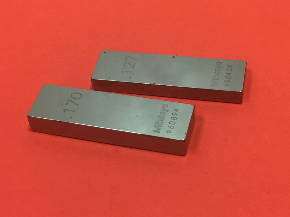Mitutoyo - .127 & .170 - Gage Blocks