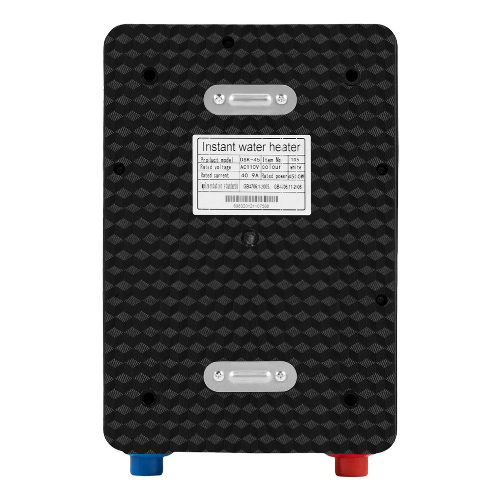 4500W 110V Whole House Electric Tankless Instant Water Heater with Shower Head