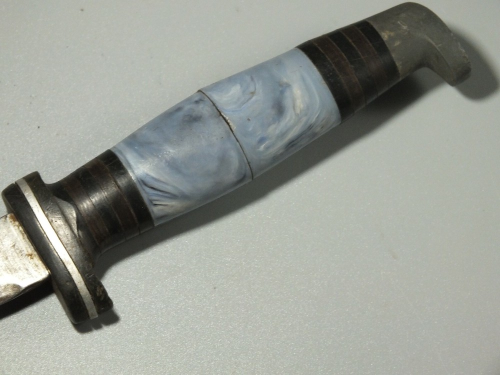 VINTAGE CUSTOM FIXED BLADE HUNTING FIGHTING KNIFE