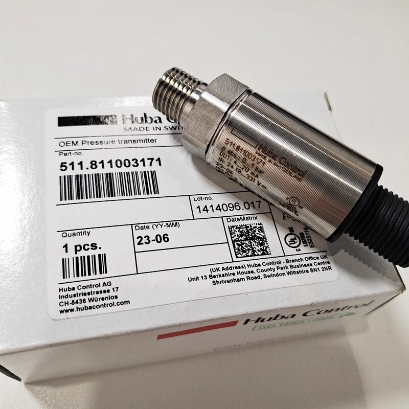 HUBA pressure transmitter sensor 511.811003171 0-1BAR
