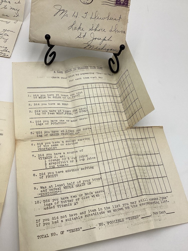 WWII 1943 Home Front Nutritional Pamphlets-Ration Era