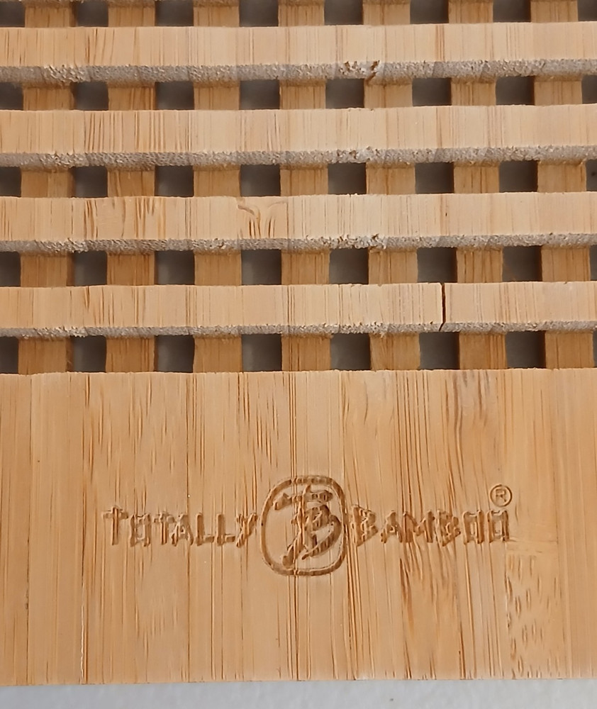 2 Totally Bamboo Square Shaped Trivets 7.76"x7.76"