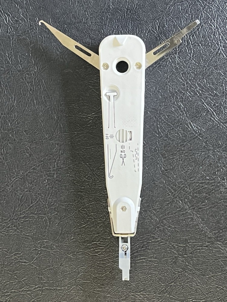 KRONE LSA-PLUS PUNCH DOWN TOOL with SENSOR WITH INSTRUCTIONS+CARRY POUCH