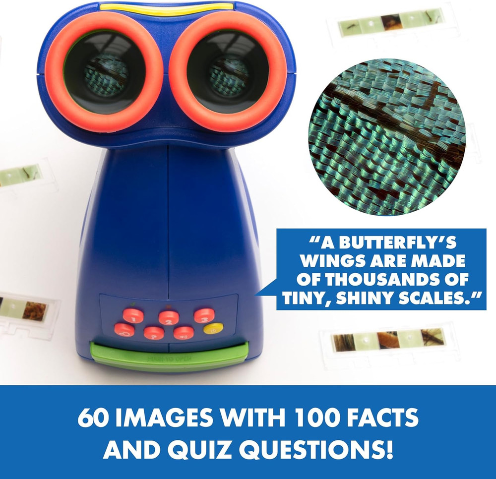 Geosafari Talking Microscope - Kids Microscope Toy Featuring Bindi Irwin, Intera