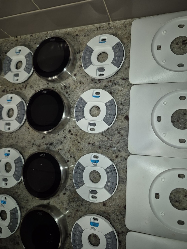 10× Nest Learning 3rd Gen Thermostat Lot A0013