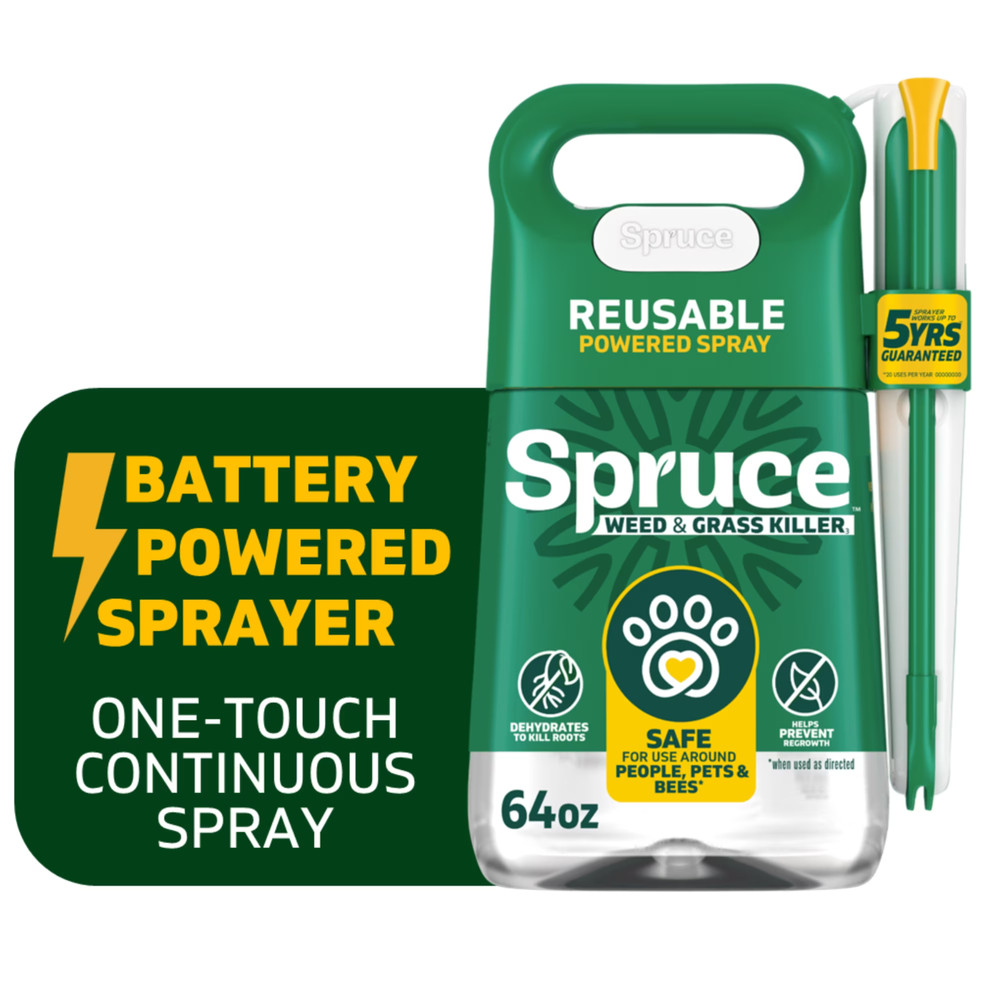 Spruce Weed & Grass Killer Power Spray Starter Kit 64oz Fast Acting Control