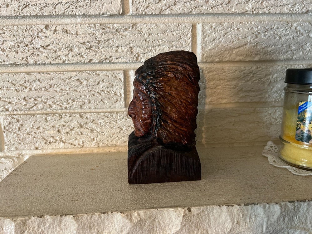 Warrior Chief Native American Indian Bust