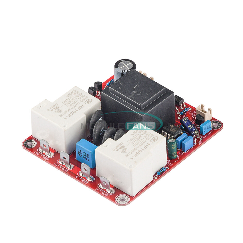 Class A High Power Amplifier Power Delay Soft Start Temperature Protection Board