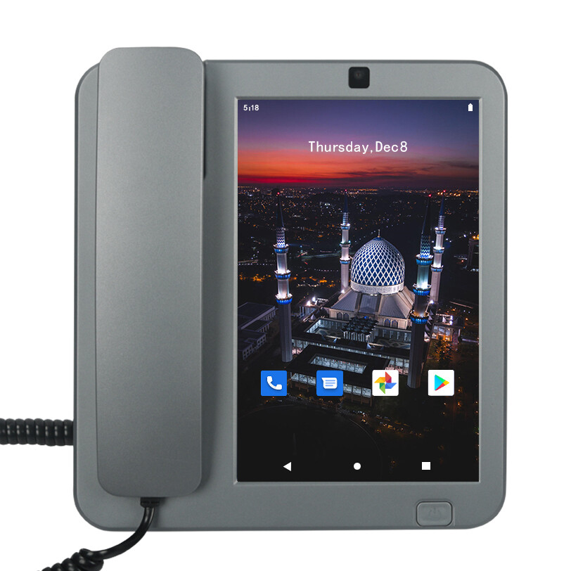 SIM Card Android Fixed Wireless Desktop Telephone Touch Screen Smart Video Phone