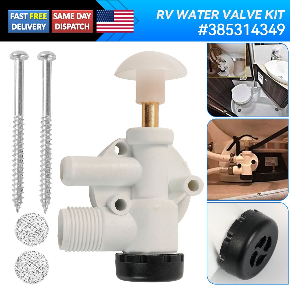 For Dometic Pedal Flush 706 Sealand RV Water Valve Toilet Repair Kit 385314349
