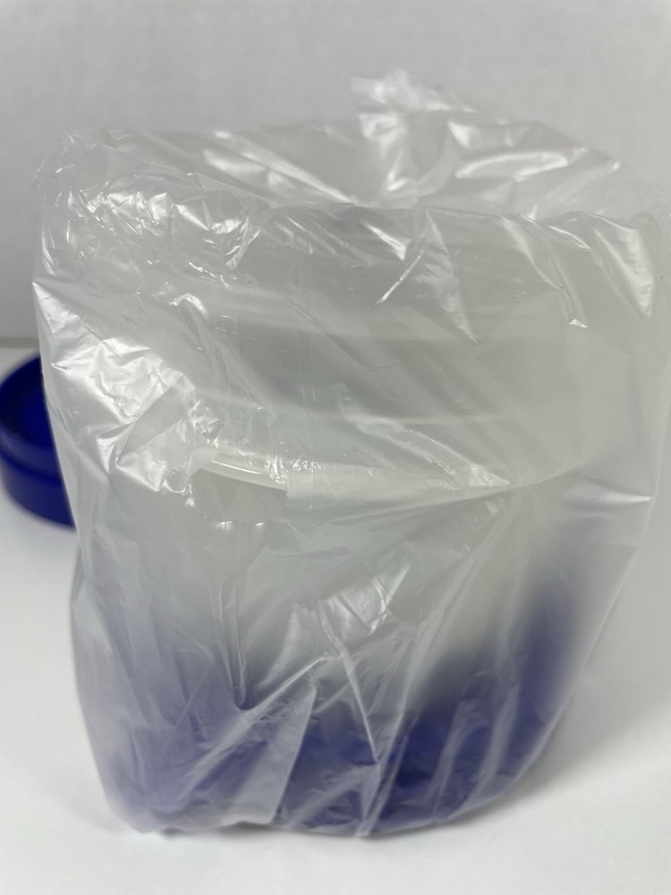 Tupperware Blue Sift It Sifter with 2 Storage Containers