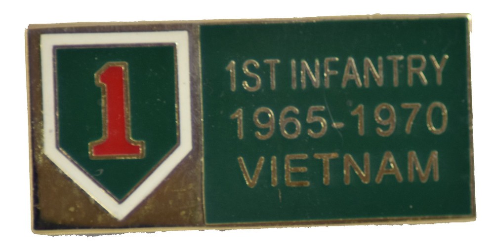 1st Infantry Vietnam Hat Pin