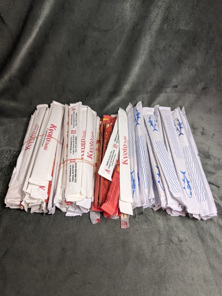 disposable chopsticks. Mix Lot.
