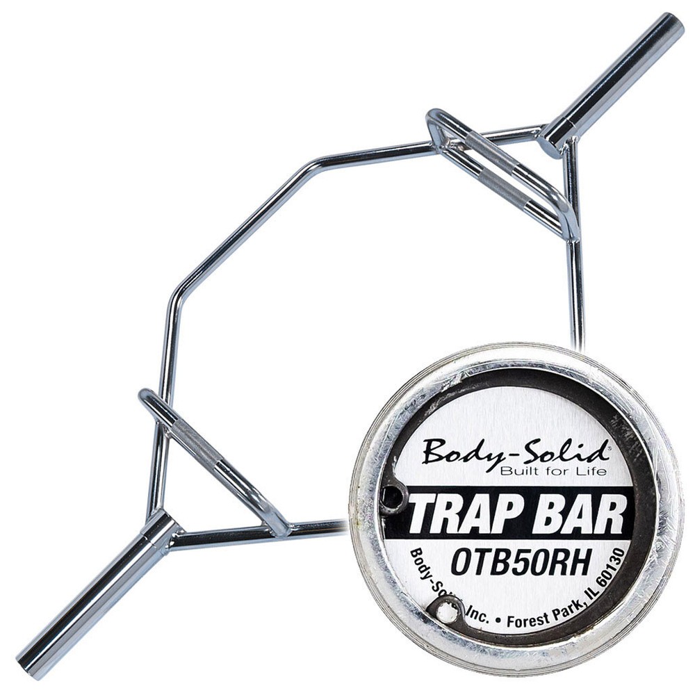Body-Solid Olympic Shrug Bar with Raised Handles