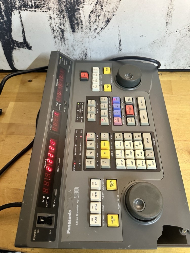 Panasonic AG-A850P Edit Controller Untested Sold As Is