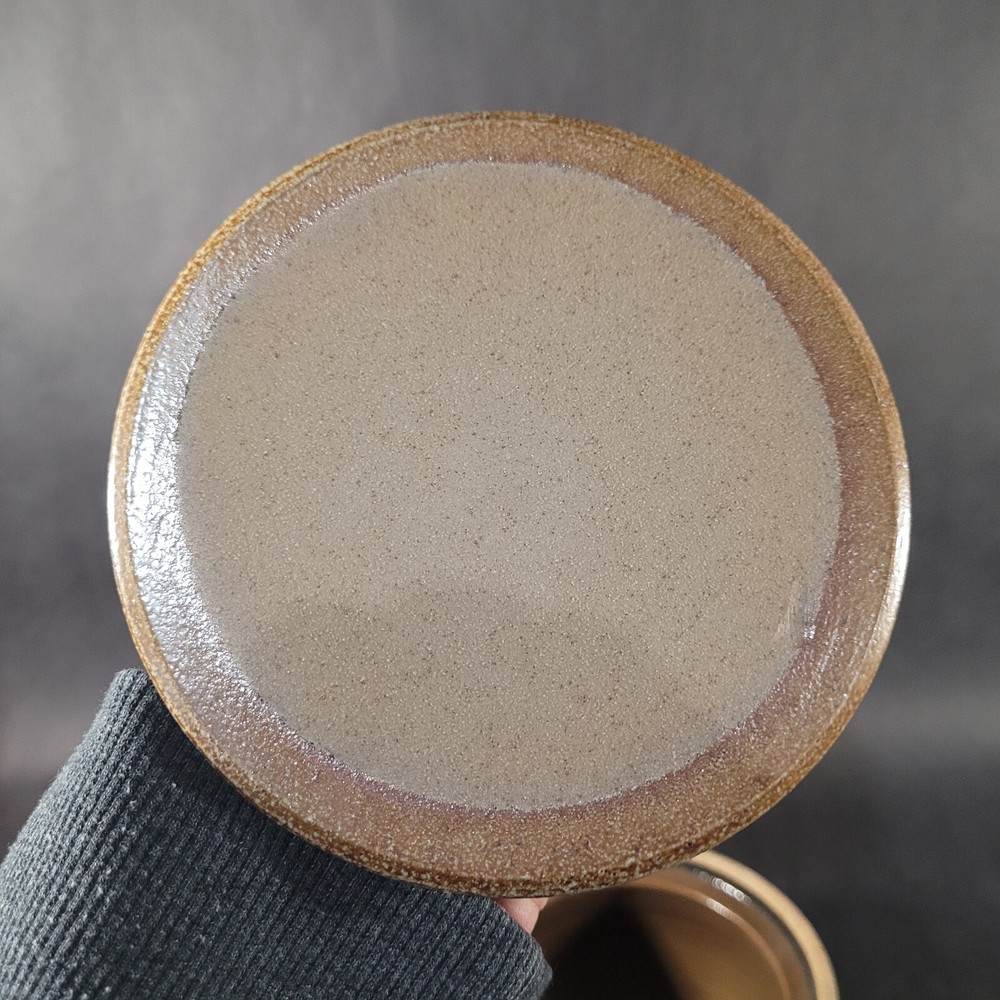 Red Wing Pottery Stoneware Covered Jar with lid Wheat Pattern 2005