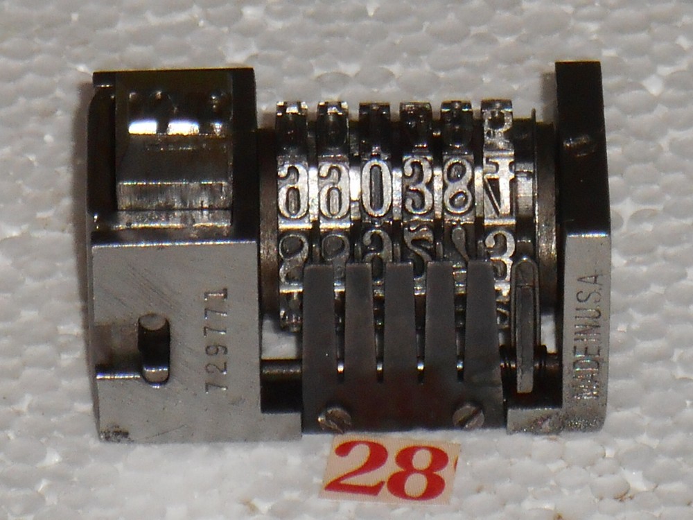 American Letterpress Numbering machine | 28