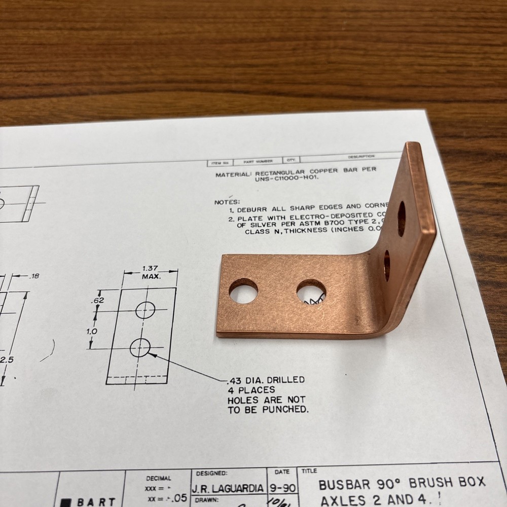 Copper L Brackets