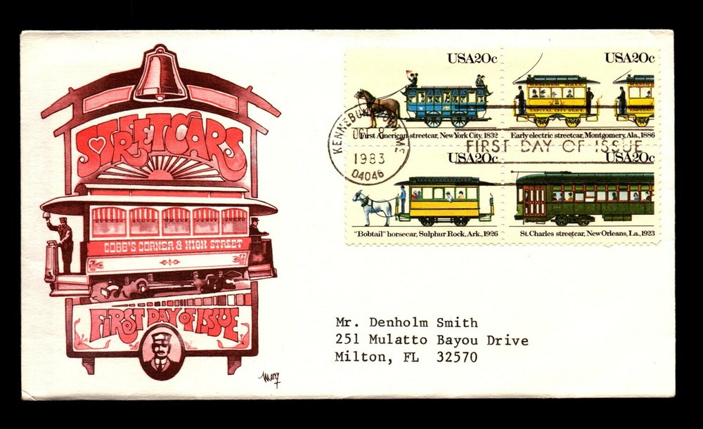 SC# 2062A FDC - Marq Cachet - Foxboro Letter Insert - L32325