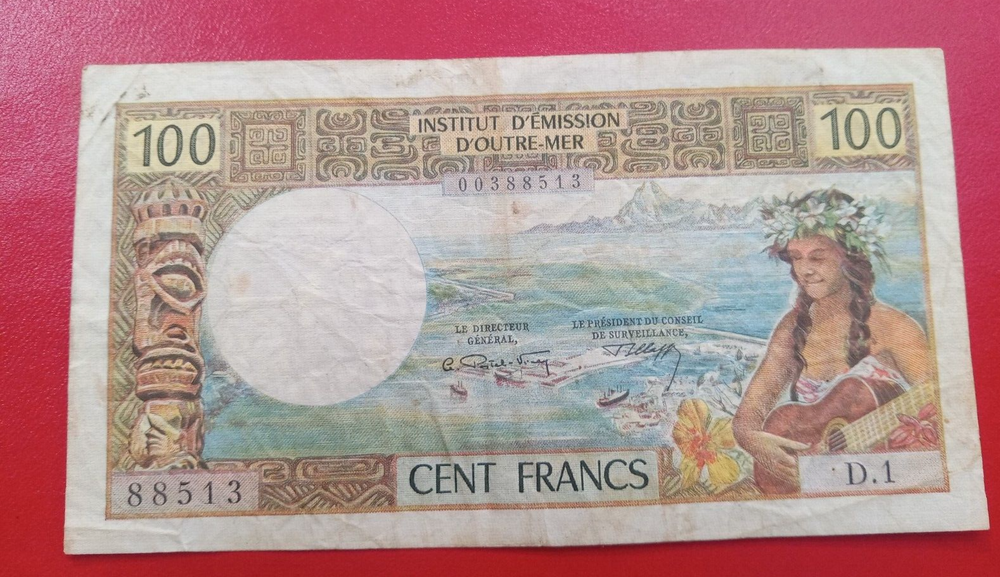 New Caledonia 100 Francs 1971