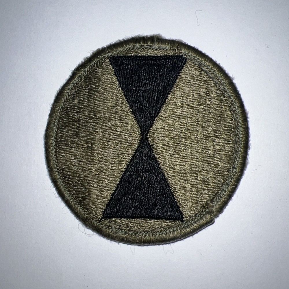 US Army 7th Infantry Division Patch -subdued