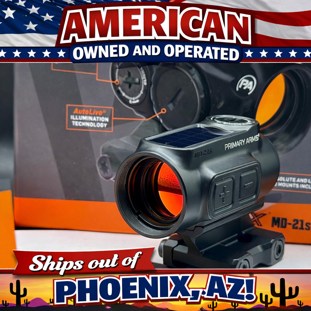 Primary Arms GLx MD-21s Push Button 21mm Microdot w/ AutoLive - 2 MOA Red Dot