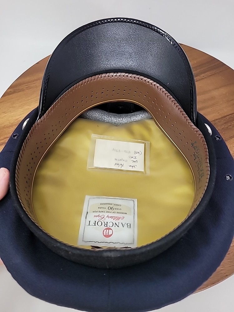 Bancroft Military Cap 7.5 Blue Silver