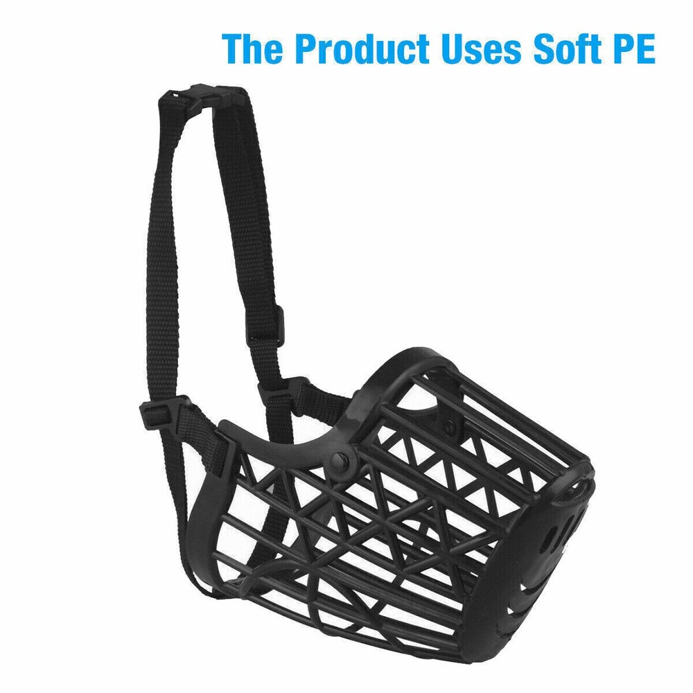 Dog Muzzle, Basket Muzzle for Biting, Chewing and Scavenging, Perfect Training