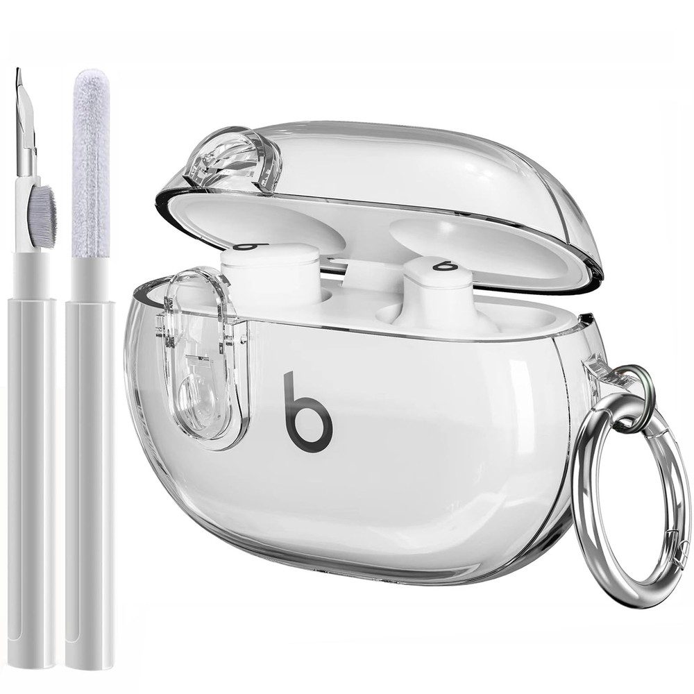 Beats Studio Buds/Studio Buds Plus Case Cover Clear 2021/2023 Men Lock