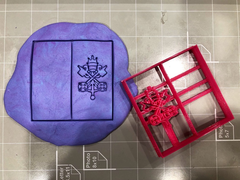 Vatican City Flag Cookie Cutter